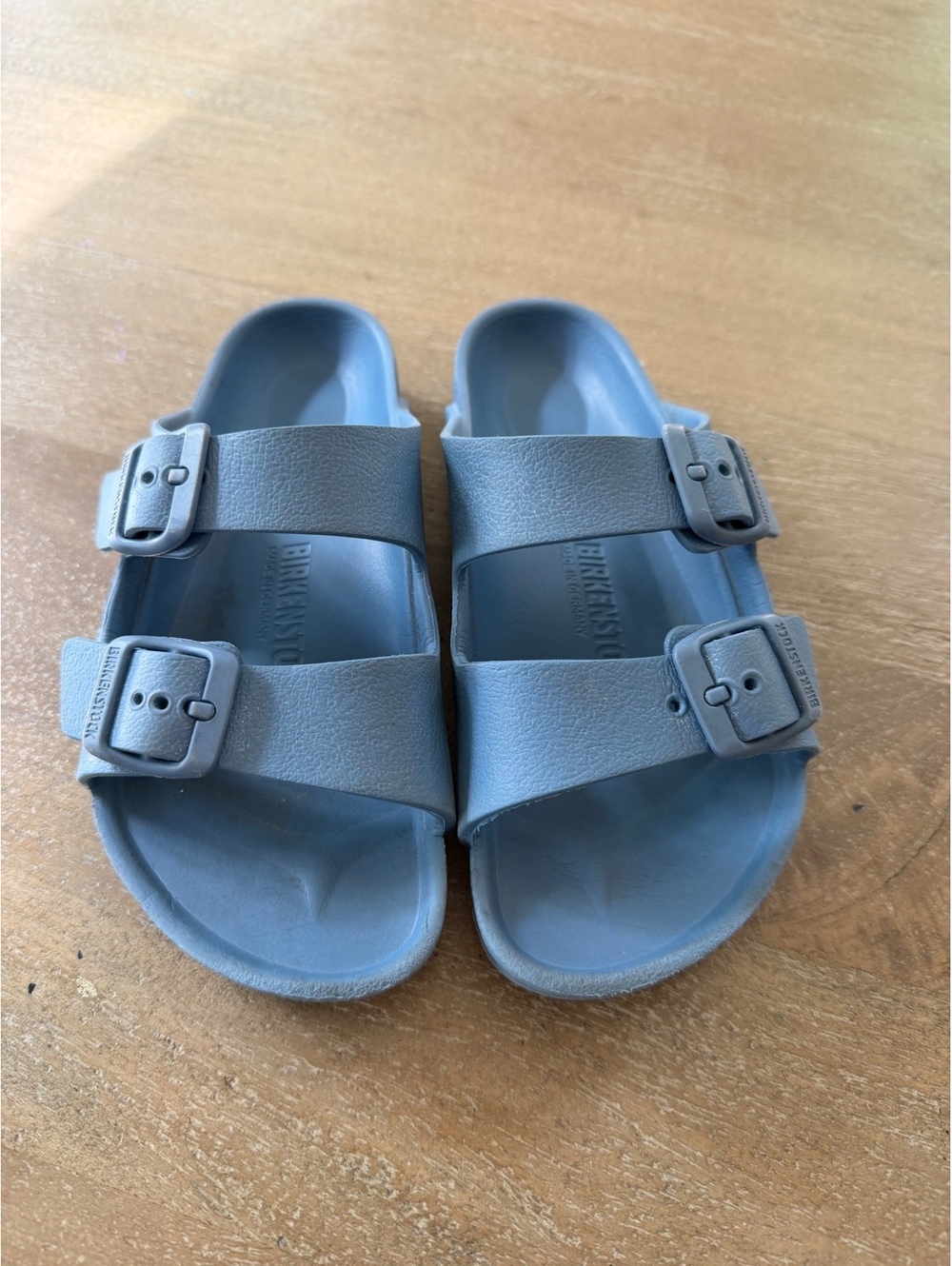Birkenstock EVA Arizona Sandals Kids Size 30 Blue Waterproof Slip-On Lightweight